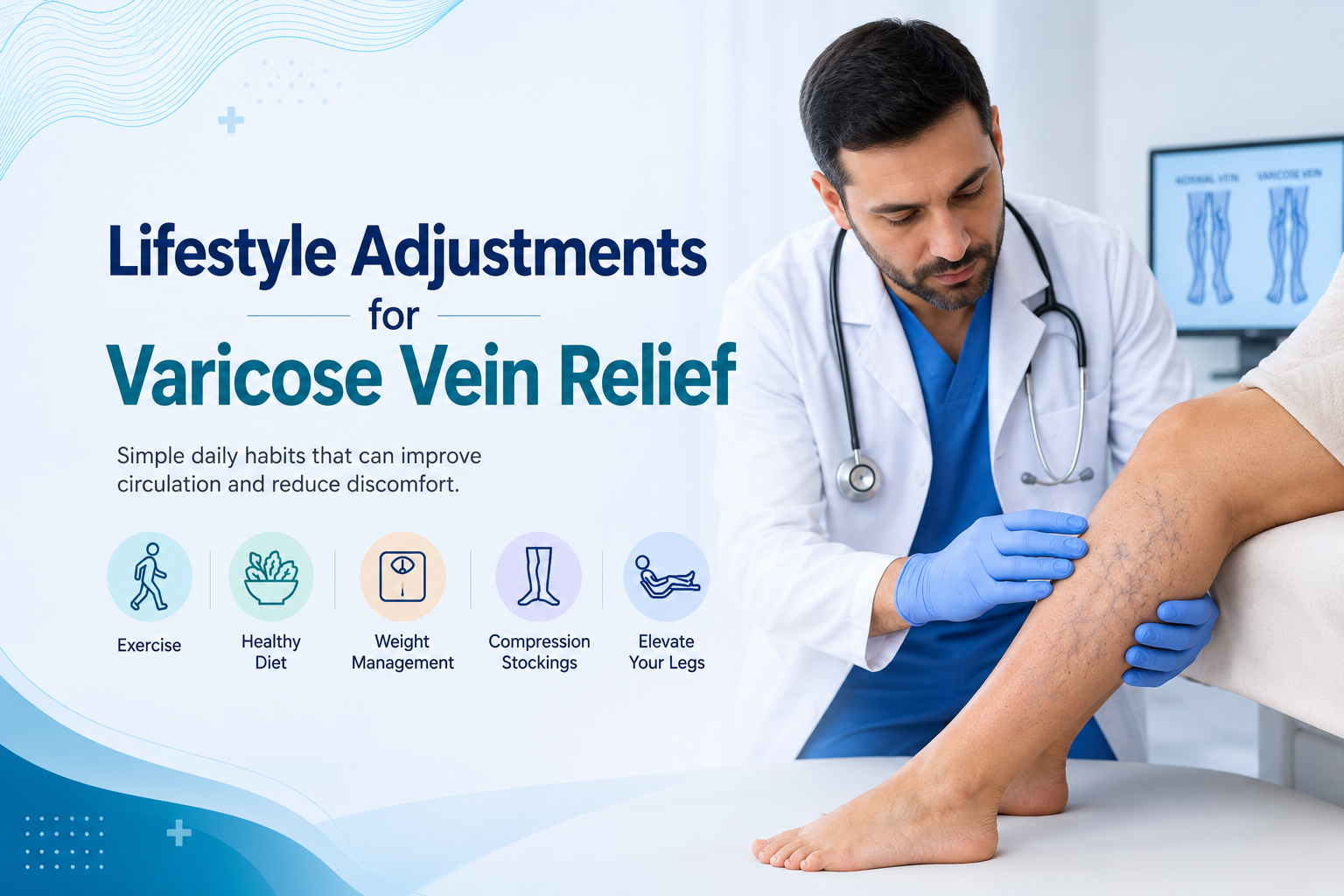 Lifestyle Adjustments for Varicose Vein Relief: Exercise, Diet, and More