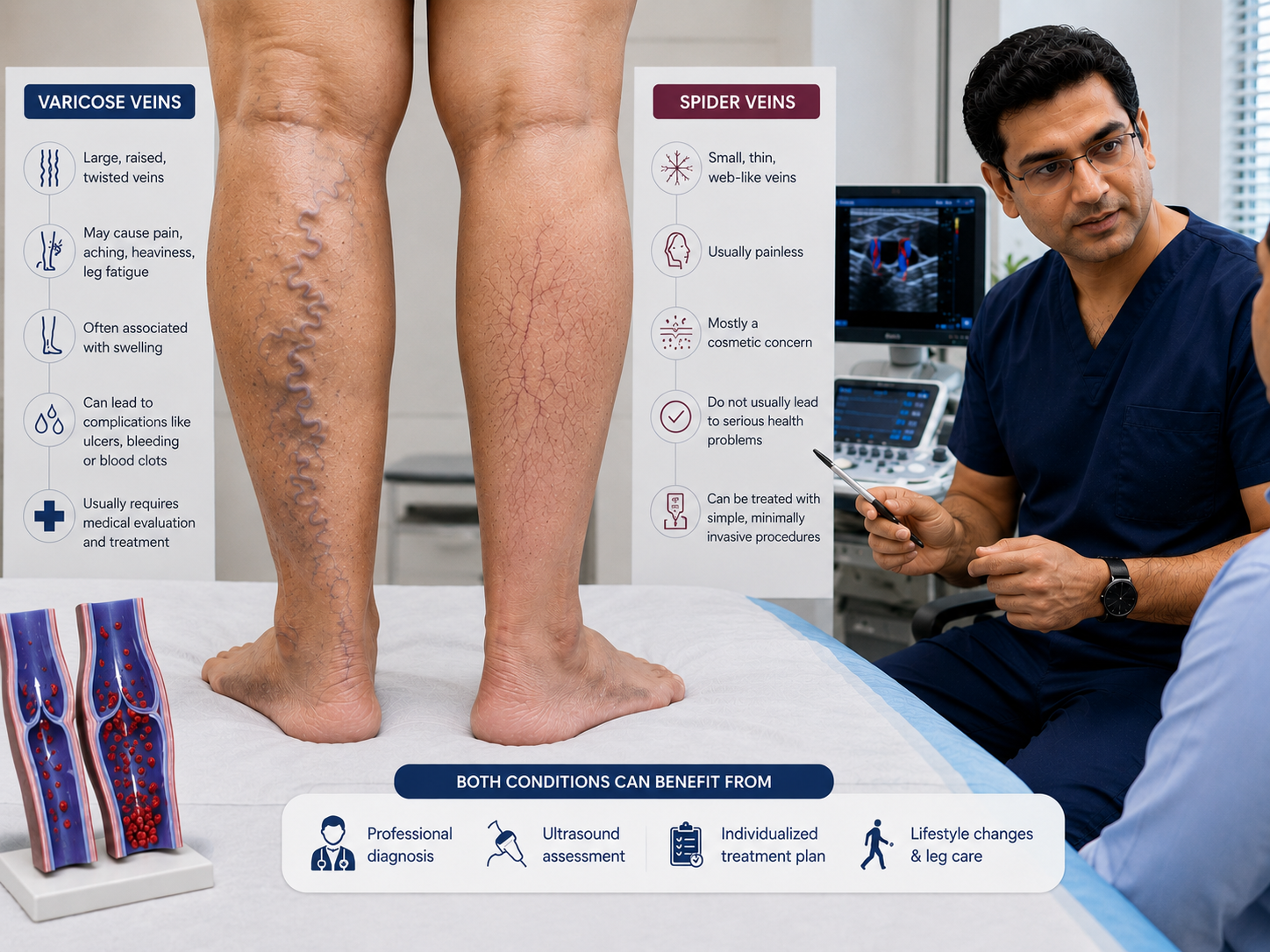 Varicose Veins vs. Spider Veins: Understanding the Difference